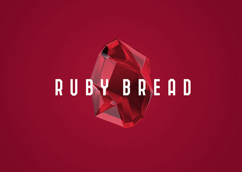 RUBY BREAD 面包烘焙標(biāo)志設(shè)計&品牌視覺形象設(shè)計