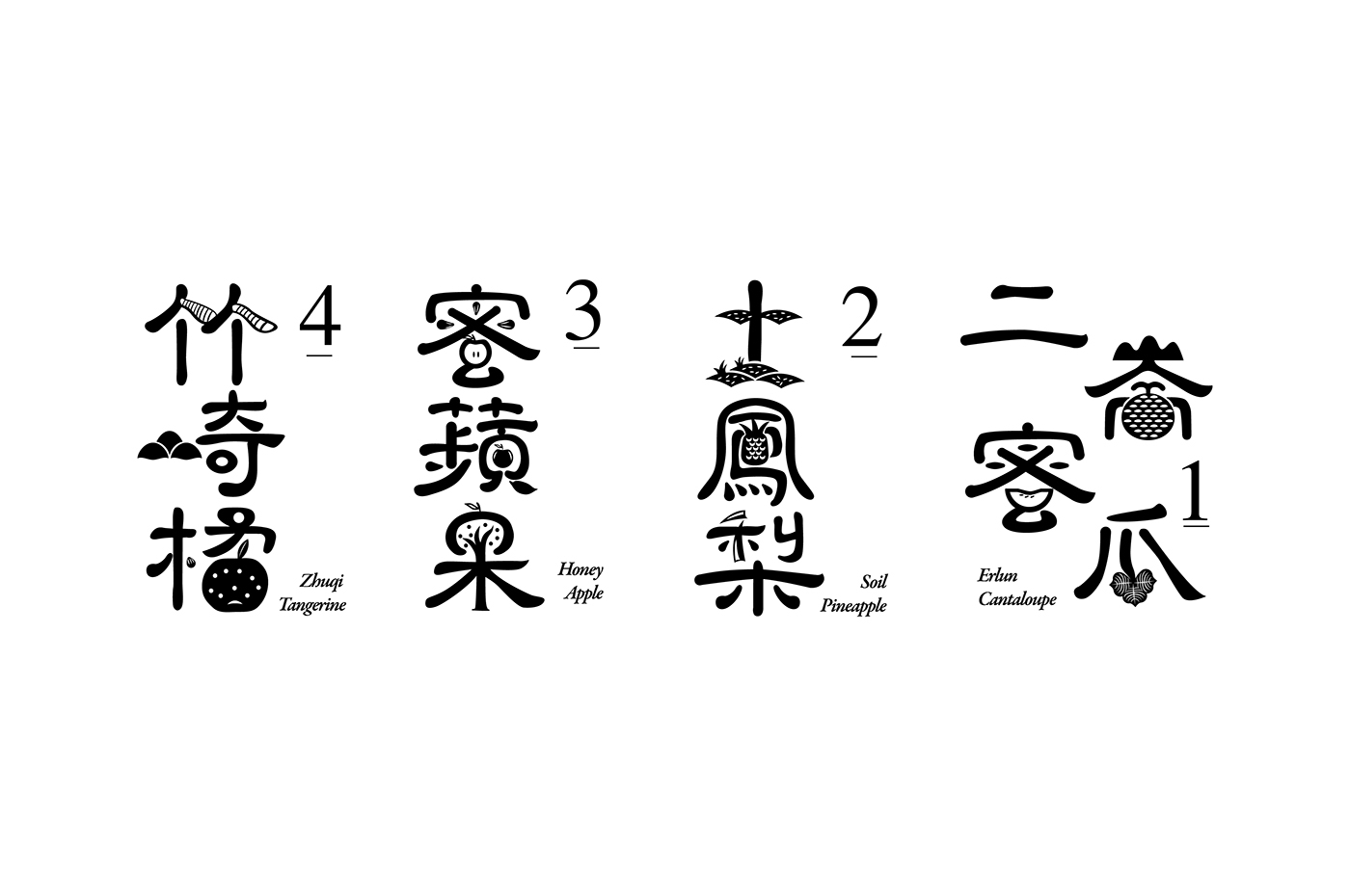 水果脆片包裝字體設(shè)計(jì)